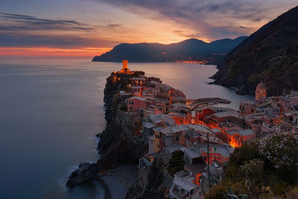 a city overlooking the sea to showcase the beauty of nature and choosing the right traveling style